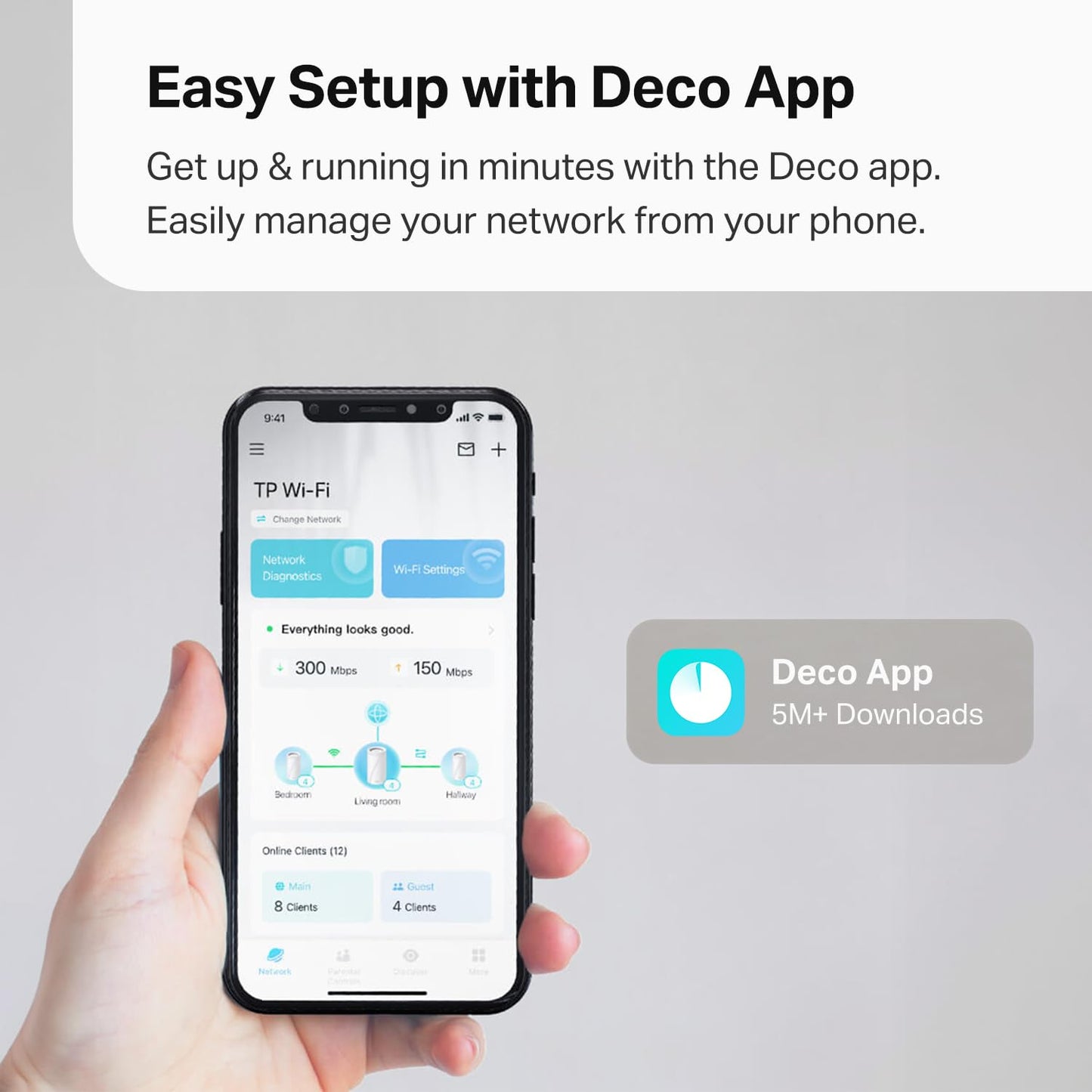 TP-Link Deco 7 Elite BE95 Quad-Band WiFi 7 BE33000 Whole Home Mesh System - 16-Stream, 2X 10G + 2X 2.5G Ports Wired Backhaul, 12x High-Gain Antennas, VPN, AI-Roaming, 4x4 MU-MIMO, HomeShield (1-Pack)
