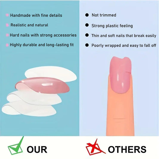 24Pcs Short Square Fake Nails Purple Flower Press on Nails Glitter Designs Spring Nails Glue on Purple French Tip False Nail Full Cover Gradient Stick on Nail for Women Manicure Kit