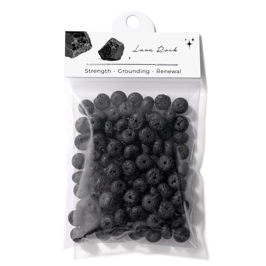 Raicegs 100pcs 5×8mm Rondelle Lava Rock Beads Natural Gemstone Beads Abacus Disk Stone Loose Beads for Jewelry Making DIY Bracelets Necklace