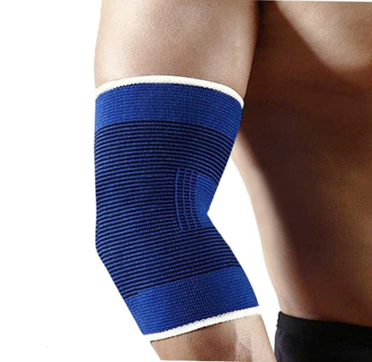 JUSDIQIR Elbow Compression Sleeves, Elbow Brace for Men Women, Tennis Golfer's Elbow Support 1pair, Arm Support Sleeves For Sports Protection And Pain Relief (Blue)