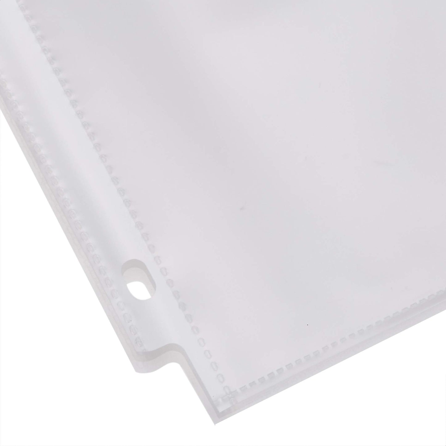 Amazon Basics Heavy Duty Non-Glare Sheet Protector for Documents, 3 Ring Binder, Top Loading, Letter Size 8.5 x 11 inch, Clear, 100-Pack