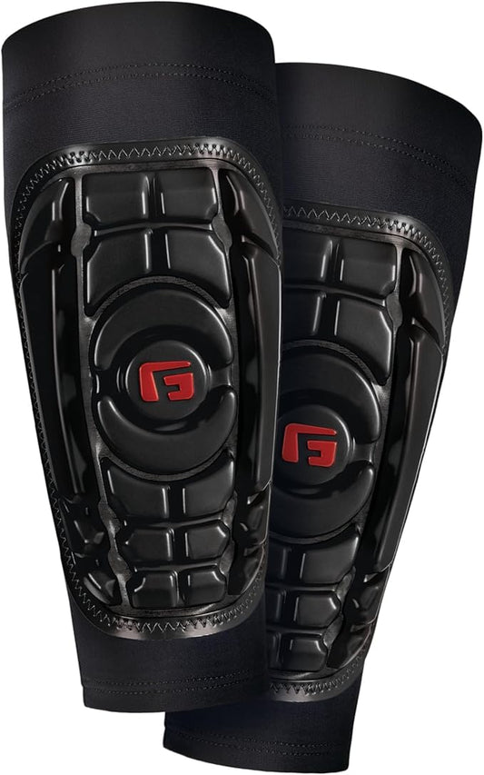 G-Form Pro-S Compact Soccer Shin Guards - Football Shin Guards - Black, Adult Small