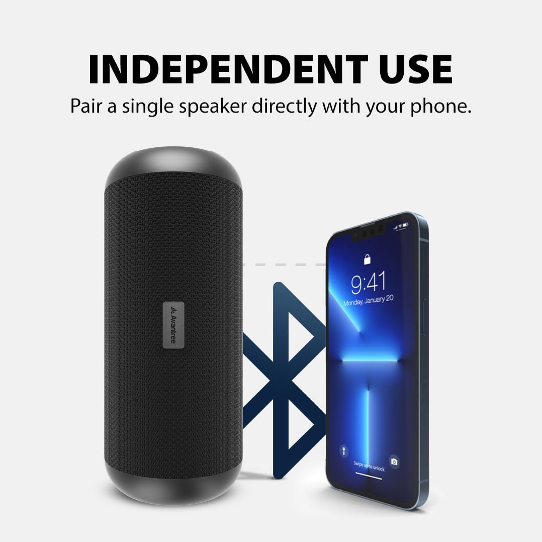 Avantree Harmony 2 – Multi-Room Wireless Speaker System with Bluetooth & Wired Inputs, Easy Setup, Expandable, 30ms Low-Latency Sync for Whole-Home, Meeting Rooms & Small Indoor Events