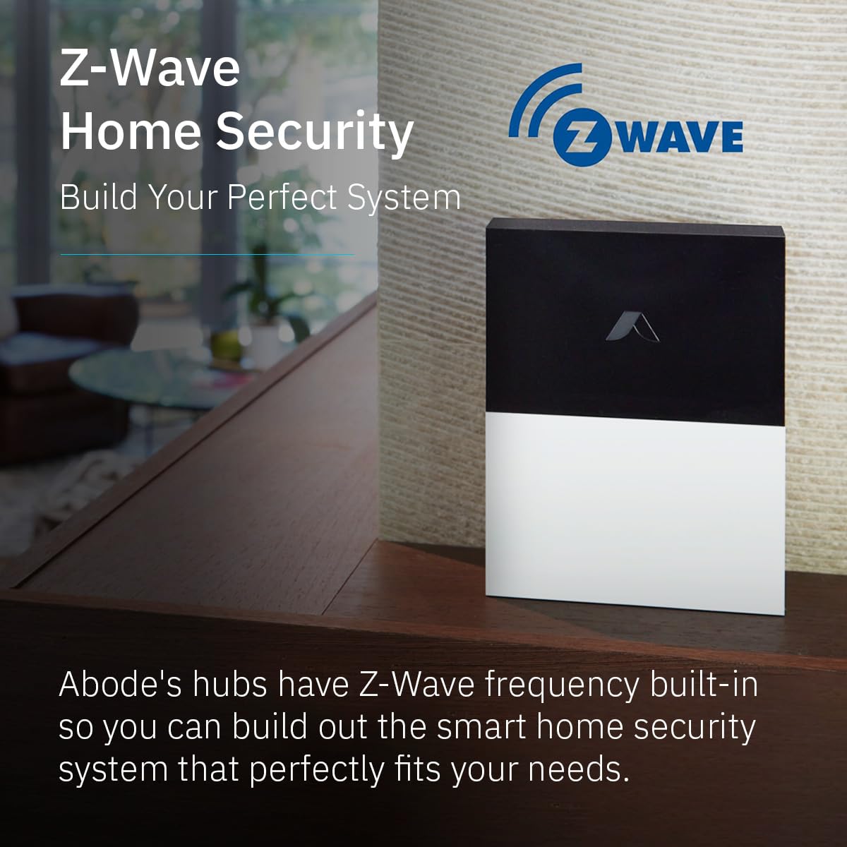 Abode 8 Piece Wireless Smart Security System - Works with Apple HomeKit, Z-Wave and Zigbee Devices - Expandable to Protect Your Whole Home - Easy DIY Installation - Optional Professional Monitoring