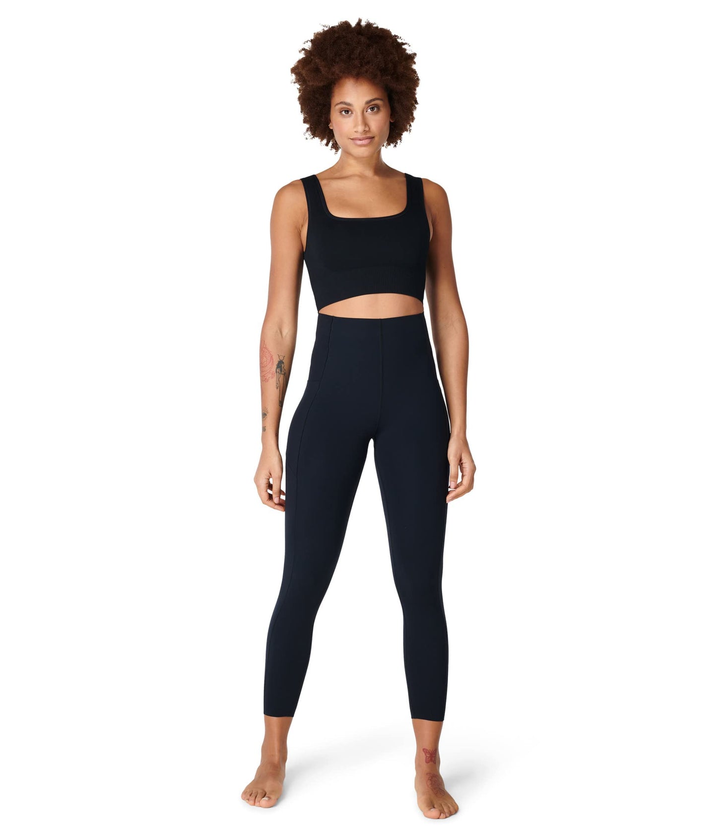 Sweaty Betty Women's Power Ultra Sculpt 7/8 Legging, Black, XX-Large