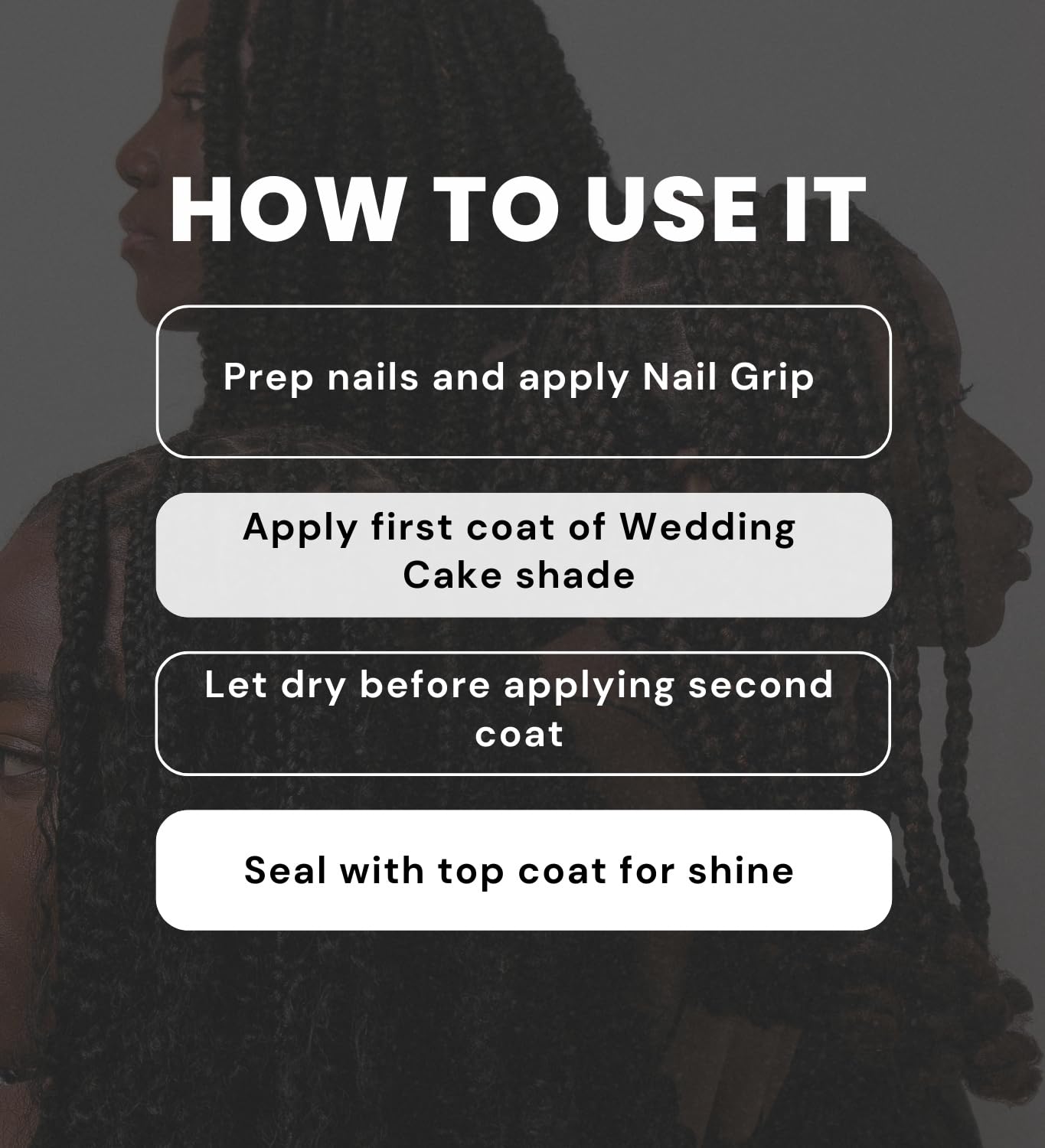 Kiss Press on Nails Short – 2x Mood Too Classy Wedding Cake Bundle with Nail Grip by EBIN NEW YORK – French Manicure Style Press On Nails with Secure Hold & No Glue Application – Gift Set (3 Items)