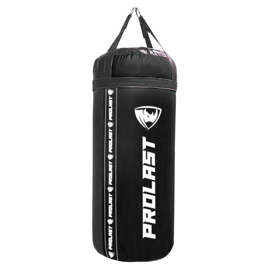 PROLAST 4Ft 135Lb XL Heavy Punching Boxing Bag for Adults, MMA, Martial Arts, Muay Thai, Kicking, Strength Training Equipment, Filled, New Edition Logo, Black