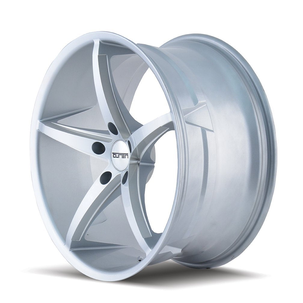 TR70 18x8, Bolt Pattern: 5x120/, Offset: 20, SILVER/MILLED SPOKES, set of 1