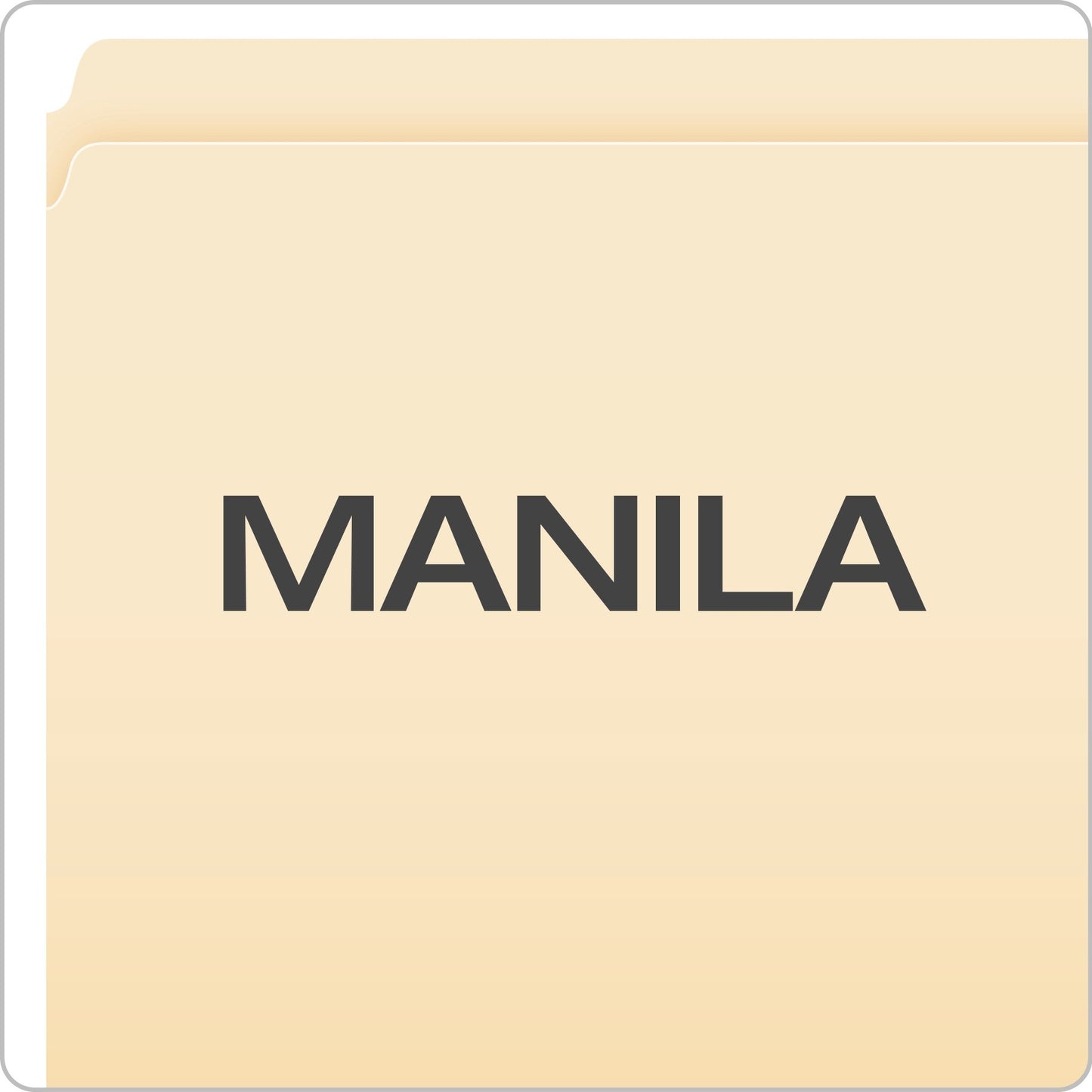 Pendaflex 752 File Folders, Straight Cut, Top Tab, Letter, Manila (Box of 100), Natural