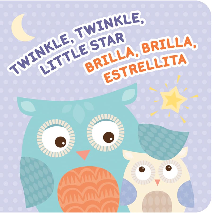 Bilingual 10 Board Books in Spanish and English: Little Library set includes Counting, Colors, Feelings, Animals, The Wheels on the Bus, ABCs, and More (English and Spanish Edition)