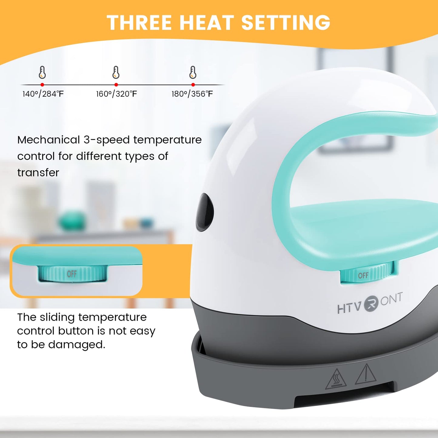 【Premium Heat Press Bundle】 HTVRONT Automatic Heat Press 2 with Adjustable Pressure & Higher Heating Height, Heat Up Fast & Evenly + Mint Mini Heat Press Machine