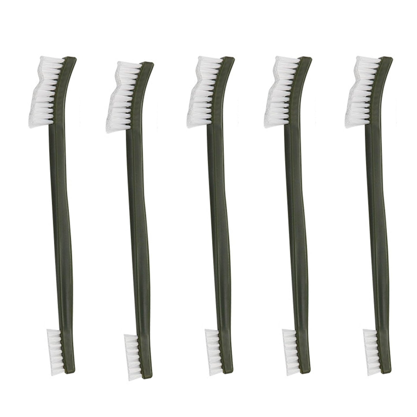 Helonge 5 Pcs Small Nylon Wire Brush, Mini Nylon Cleaning Brushes for Multi-Purpose Cleaning