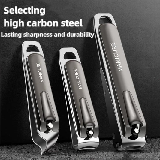 10Pcs high carbon steel Manicure Set Professional Nail Clippers Kit Pedicure Care Tools-Stainless Steel Grooming Kit for Travel or Home (Brown)