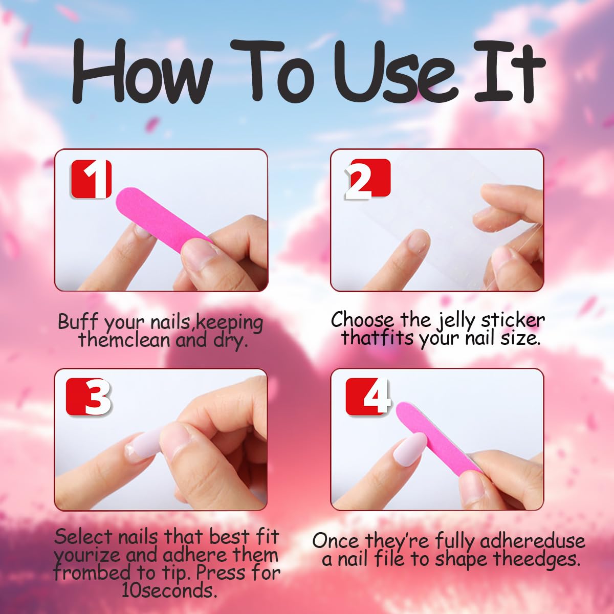 24Pcs Pink Press on Nails Medium Almond Fake Nails with 3D Heart Pearl Bow Rhinestones Designs Cute Glue on Nail Romantic Valentines False Nails Glossy Acrylic Full Cover Stick on Nail for Women