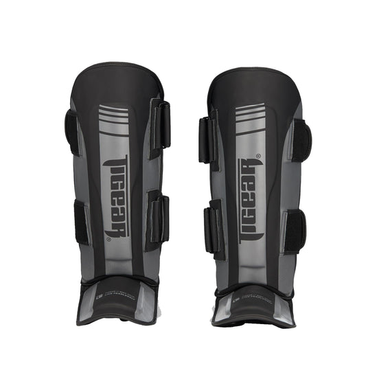 Tigear X4 Slate Shin Guards - MMA, Muay Thai, Martial Arts Shin Instep Guard for Training and Sparring, Pro Cage Fighter, Shin Protection MMA (S/M)