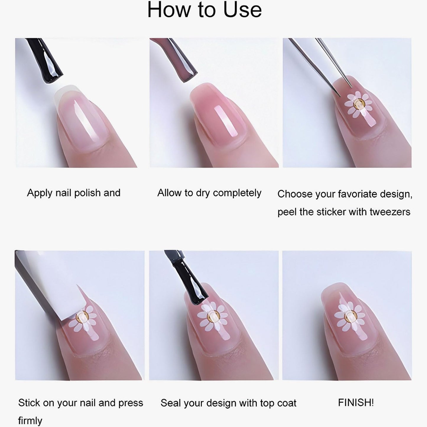 Christmas Nail Stickers for Nails Art - Cute Gingerbread Man Nail Decals Snowflake Snowman for Nails Winter Xmas Tree Nail Design Adhesive Sticker Sliders for Women Nail Art Decorations