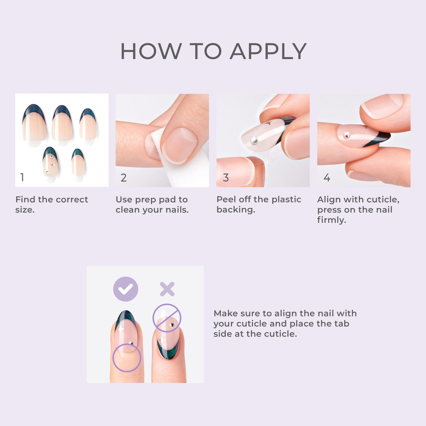Kiss Impress No Glue Mani Press On Nails, Design, 'Pick Me First', Pink, Medium Size, Oval Shape, Includes 30 Nails, Prep Pad, Instructions Sheet, 1 Manicure Stick, 1 Mini File