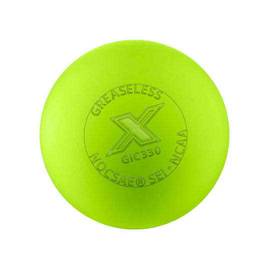 PEARL X Greaseless Lacrosse Balls by Guardian Innovations, 10 Pack, Optic Yellow - Official Ball of the PLL, WLL, NCAA® Lacrosse Championships, and the MCLA