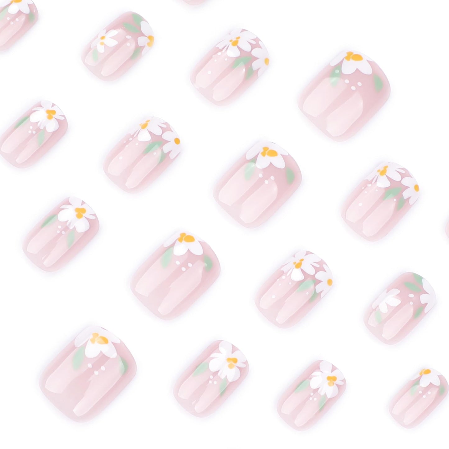 ORZOLATENT Press On Nails Kit - Multi-Style Holiday & Daily Designs | Reusable Artificial False Nails, Salon Quality Glossy Gel Finish | 24PCS 12 Sizes with Tool Kit for Daily Party Wedding Holiday