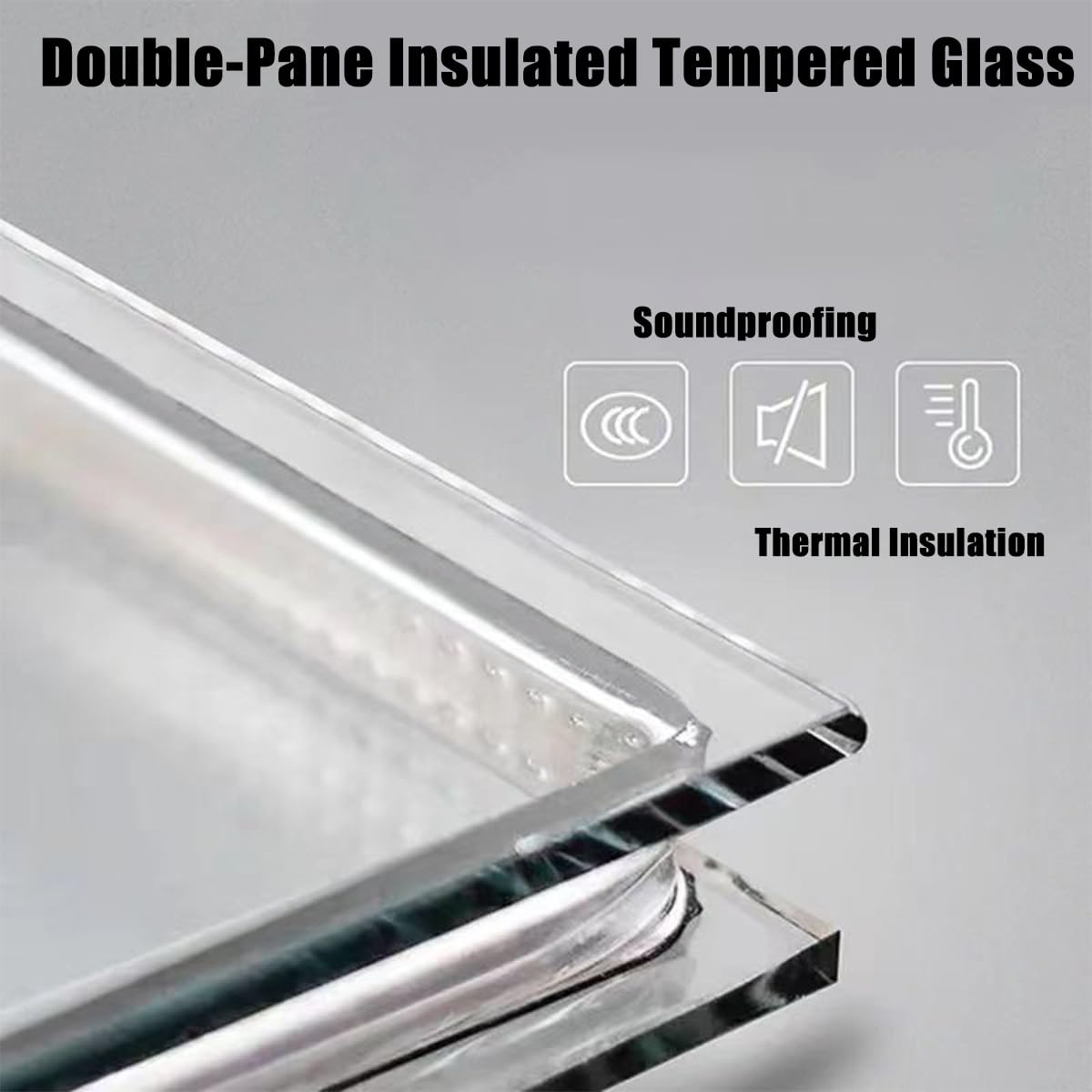 Auoriflex Skylight Windows for House Roof with Double Layer Tempered Glass, Roof Lighting Well Window for Indoor Attic, Aluminium Window Cover for Garage/Basement/Loft/Dark Room(27x14)