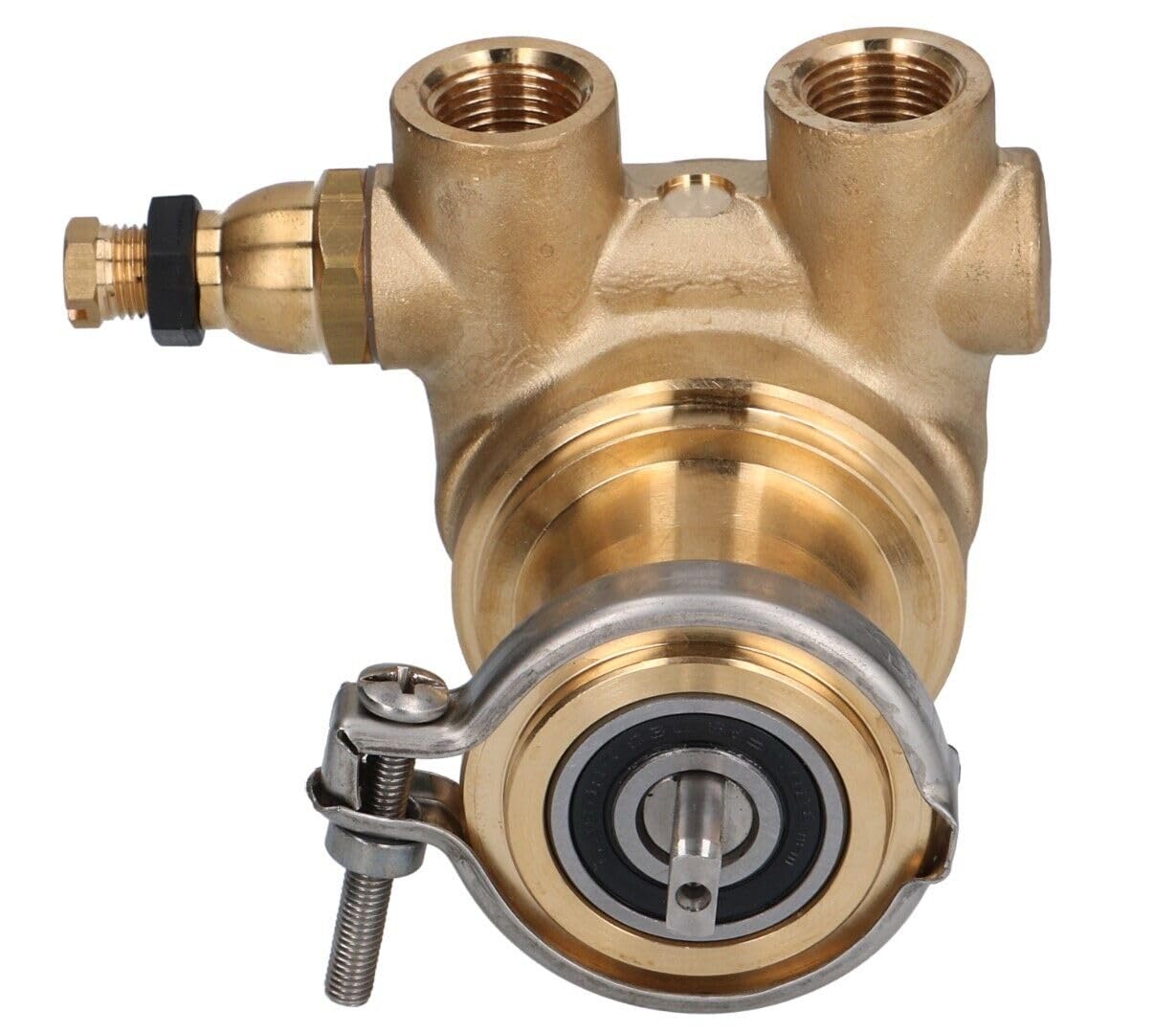 ‎FLUID-O-TECH 3/8" ROTOFLOW COFFEE MACHINE WATER PUMP HEAD PA204 ROTARY VANE 200 LPH Clamp Connection, for Commercial Espresso Machines