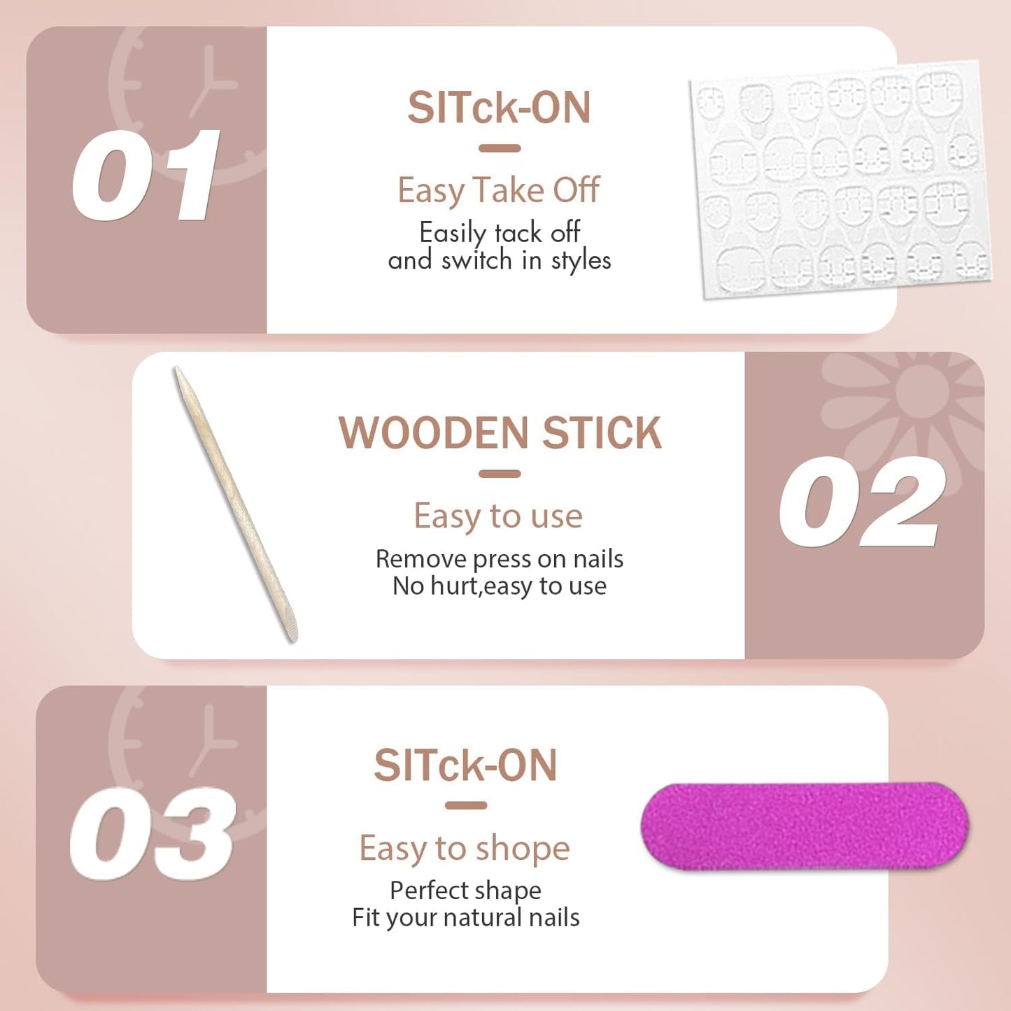 Yellow Press On Nails Medium Long Square, Xcreando Medium Coffin Nails Acrylic Nails Press ons Glue on Nails Medium Length, Solid Color Fake Nails for Women, Natural Thick Artificial Nails Stick on