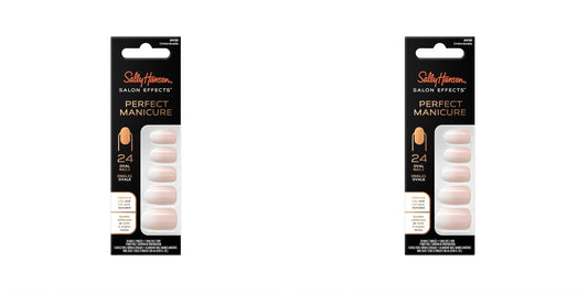 Sally Hansen Salon Effects® Perfect Manicure, Ombre-Lievable, Press On Nails, Oval Shaped, Non-Damaging Adhesive Tabs, File, and Alcohol Pad Included (Pack of 2)