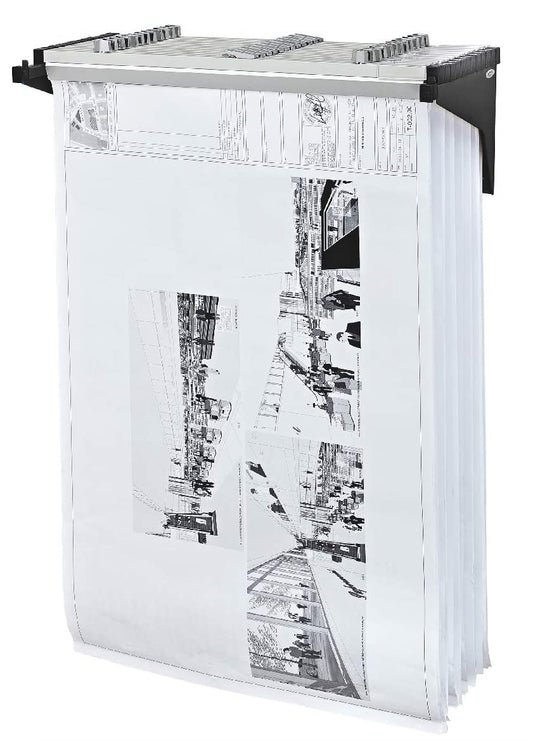 Adir Blueprint Wall Rack - Blueprint Plans Organizer and Construction Plan Holder - Poster Display and Map Rack for Office and Home (Without Blueprint Clamps)