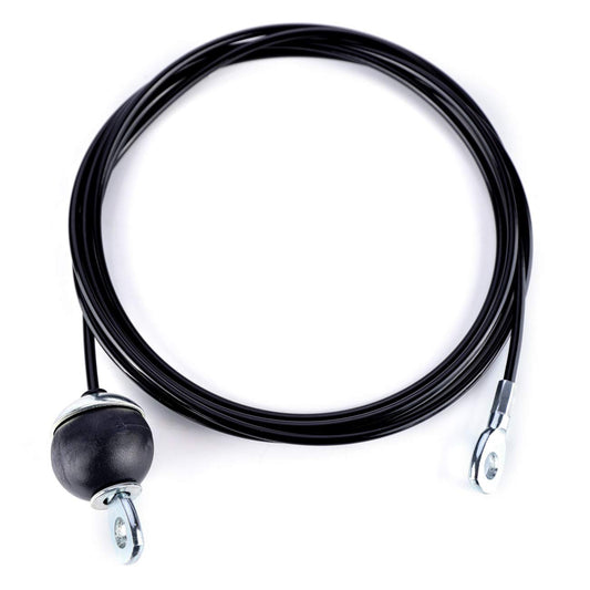 Fitness Pulley Cable,Replacement Cable Machine Accessories,Cable Pulley Attachments for Gym --Thick 5mm(0.2inch) Heavy Duty Steel Wire Rope for Home Gym Cable Pulley Machine (Type-B, 39 inches)
