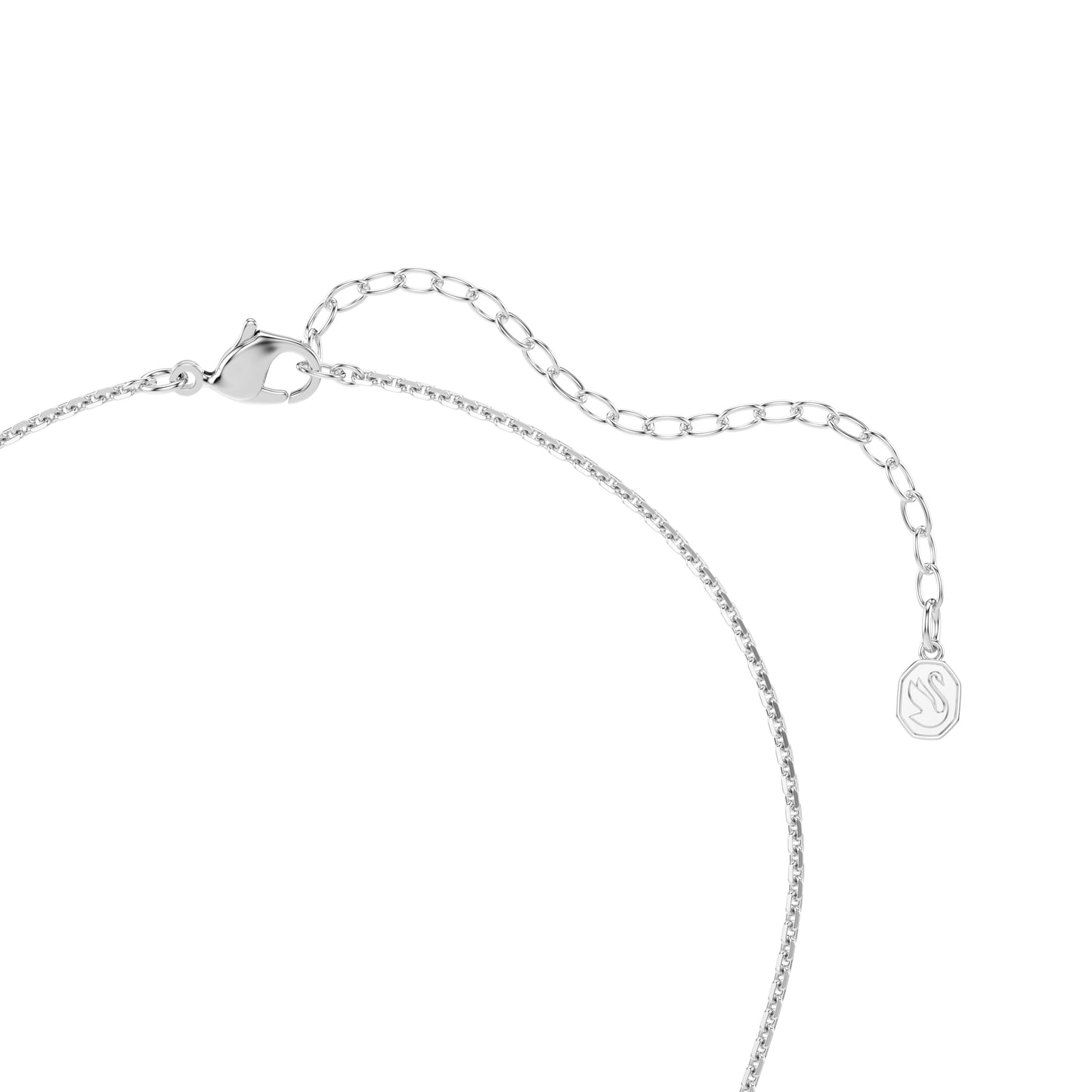 Swarovski Ariana Grande x set, Crystal pearl, Round cut, Flower, Clear, Rhodium Finish