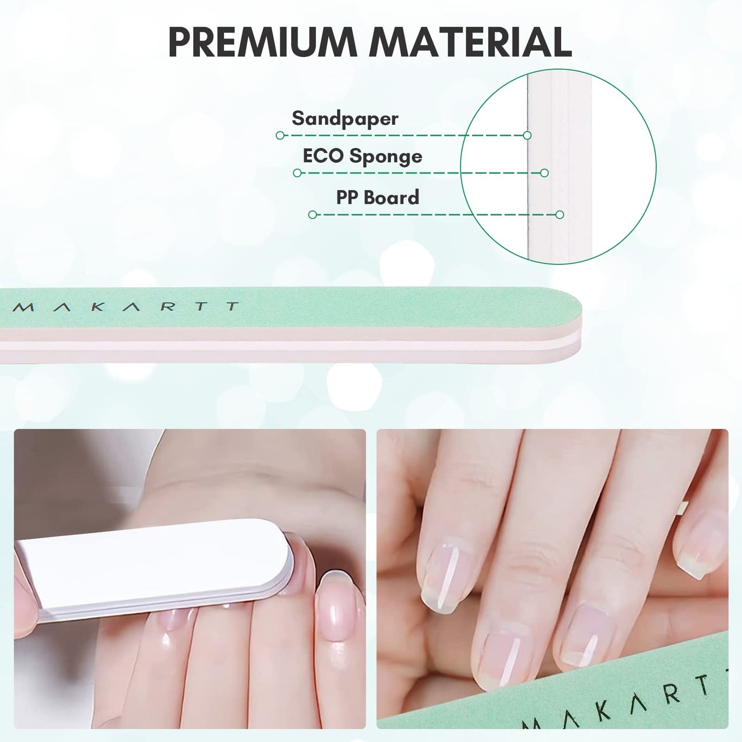 Makartt Cuticle Nail Drill Bit Safety Tungsten Carbide Cuticle Remover Drill Bit Bundle With Nail Buffer Block 10pcs Nail Buffer and Shine Kit Nail Shine Buffer