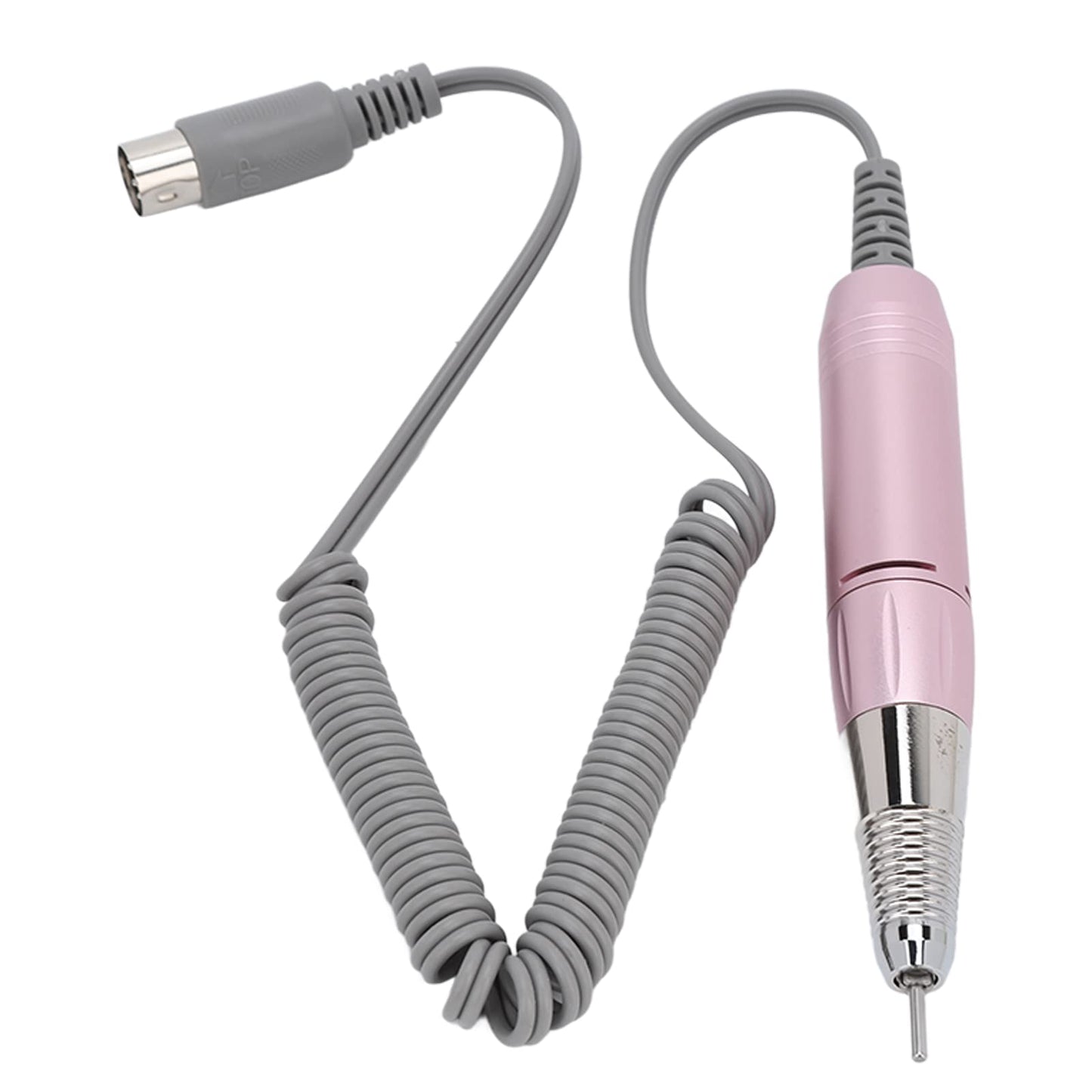 Moofey Nail Drill Pen Machine, Adjustable 3000 RPM Metal Electric Nail File, 12V 5 Pin Polishing Manicure Pedicure Accessories for Salon, Women