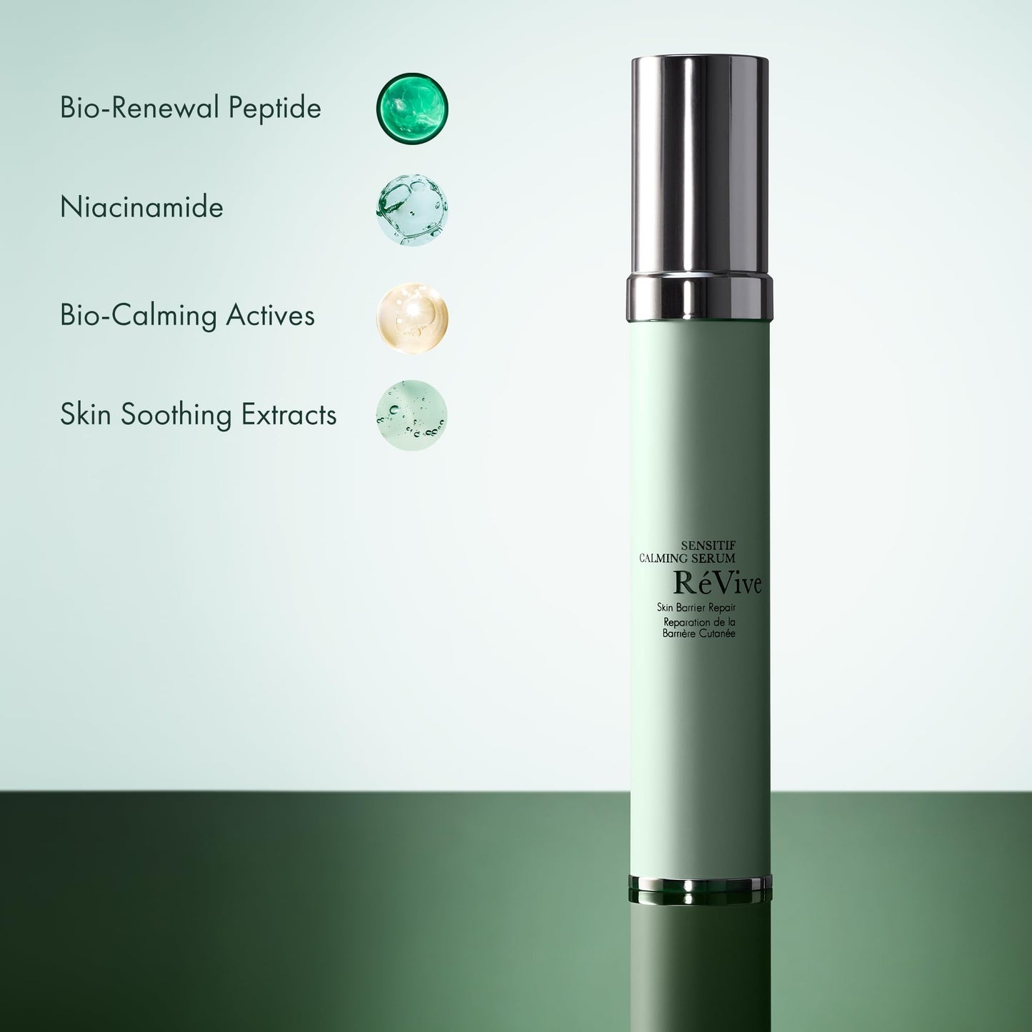 RéVive Facial Serum for Skin Barrier Repair - Sensitif Calming Serum - With Bio-Calming Actives & Skin-Soothing Extracts to Help Soothe Visible Skin Discomfort (1 Fl Oz)