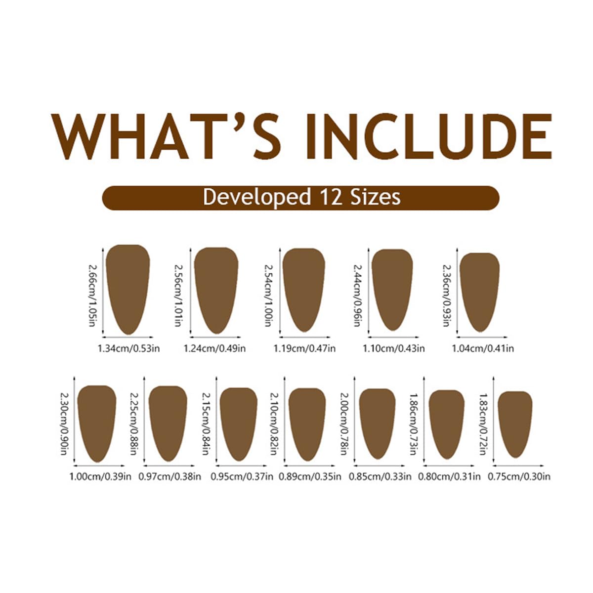 Ombre Press on Nails Medium Almond Fake Nails, Black Red Gradient Glossy False Nails, Reusable Stick on Nails for Women Manicure 12 Sizes - 24 Pcs