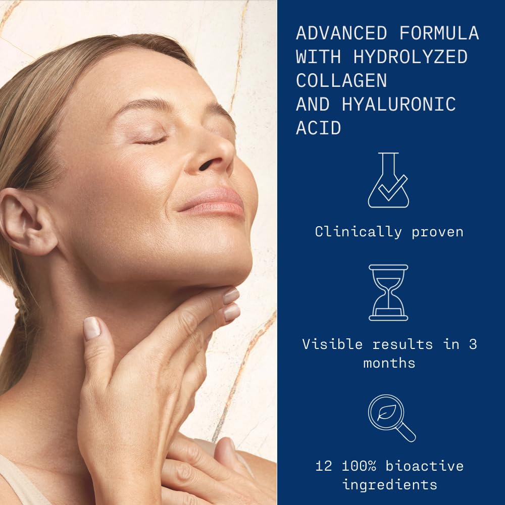 AETHERN Liquid Skin Care Supplement with Collagen + Hyaluronic Acid. Ready-to-Drink. Clinically Proven for Glowing, Hydrated, and Firm Derma. UV Protection. 28 Servings. Ultimate Skincare Program