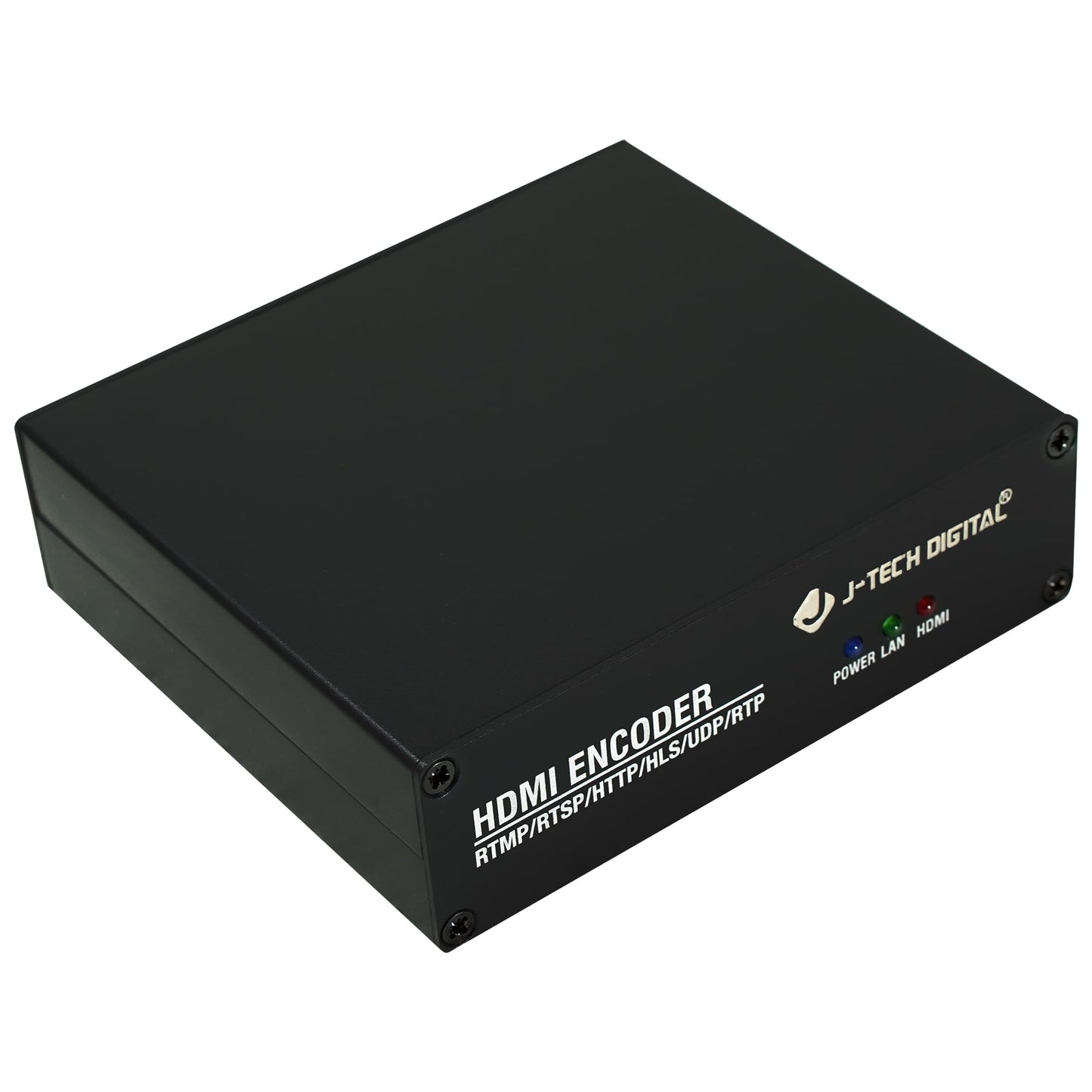 J-Tech Digital HDMI H.264 IPTV Encoder Livestream with Audio Embedder 1080P 60Hz for Online Streaming Platforms Control App Available [JTECH-ENCH4A]