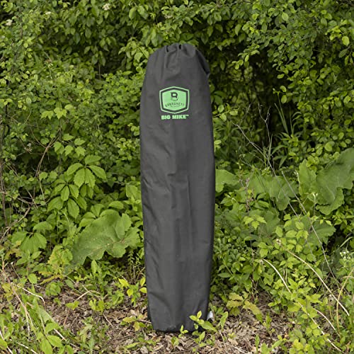 Barronett Blinds Big Mike, Portable Hunting Blind, Tall Hub Blind, Shoot While Standing, Low Profile Windows, 2-Person, Crater Thrive, 80” x 75” x 75”, BM300CT