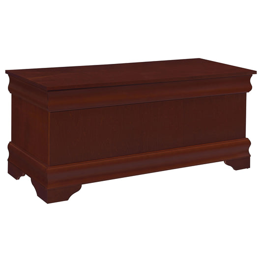 Coaster Home Furnishings - Pablo - Wood - Cedar Chest with Flip-Open Top, Lined Interior and Base Molding - Bedroom - 47-Inch - Warm Brown - 900022