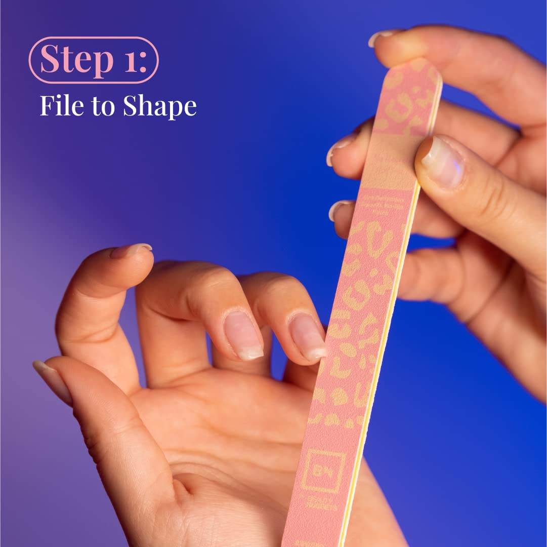Beauty Nuggets Made My Nails Buffer, Ultimate Shine 3 Way Nail Buffing Block with Professional Nail File 120/180 Grit-Perfect All in One Manicure Tool for Smooth, Shiny, Twinkling Nails (Pack of 2)