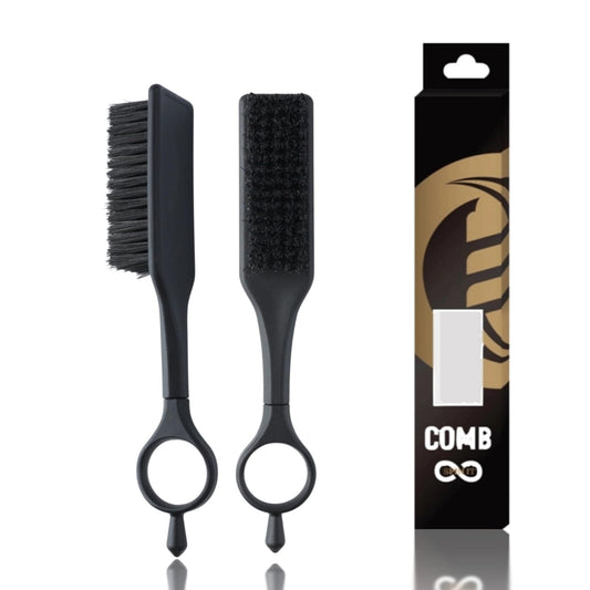 2Pcs 360°Rotatable Ring Barber Clipper Brushes, Nylon Bristles Blade Cleaning Brush Styling Brush Tool for Hair Cutting Barber and Home Use