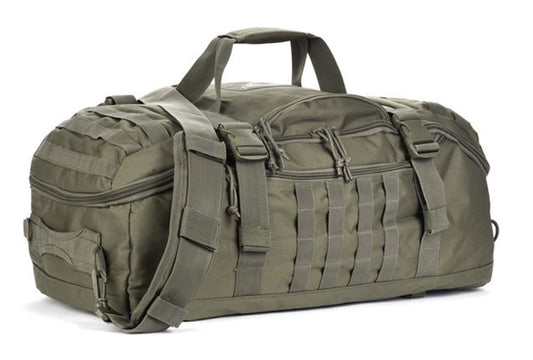 Miramrax Travel Duffle Bag Backpack for Men - Large Tactical Bags Weekender Gym Bag for Overnight Traveling Military Workout Deployment Sports (Green, 25L)
