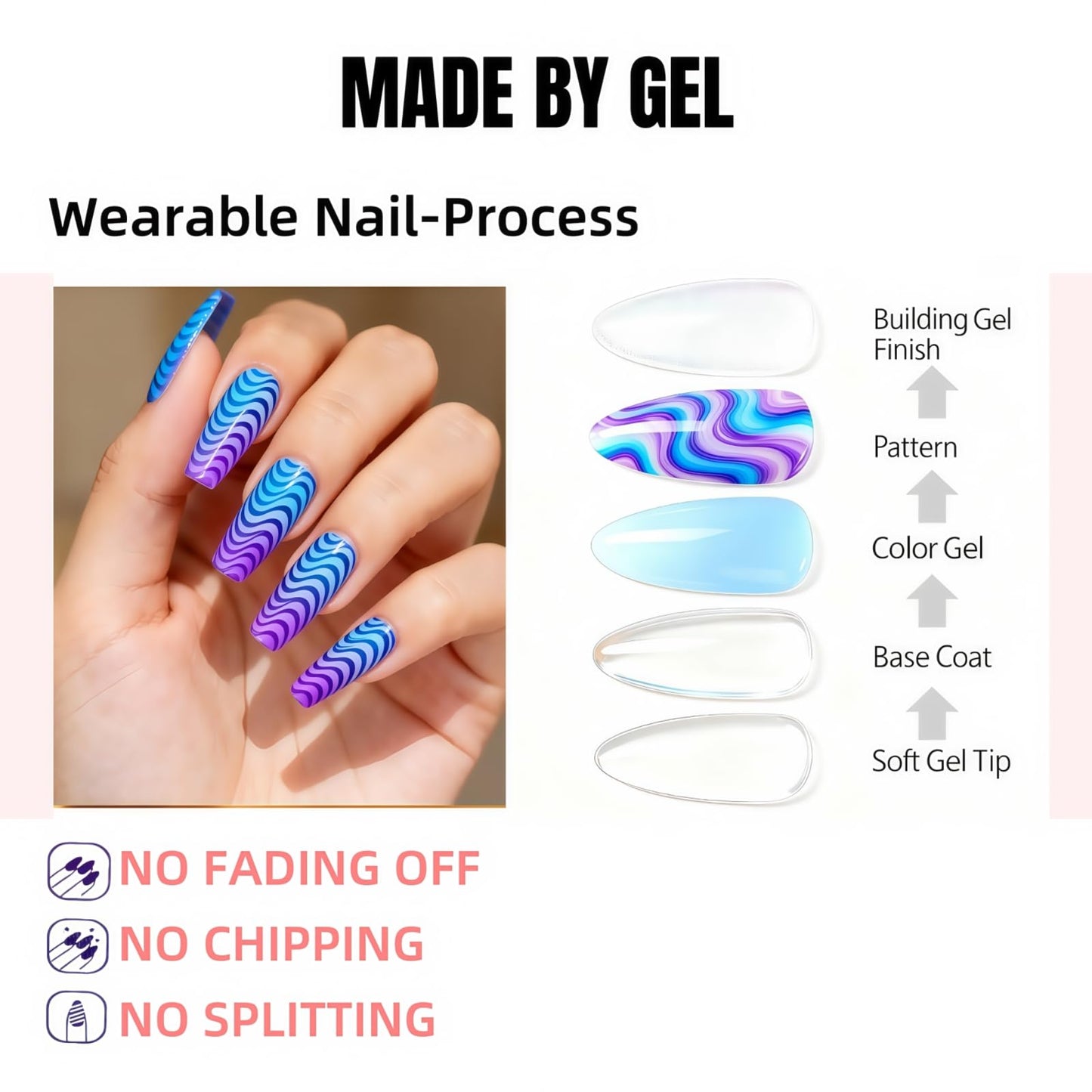 DARKMXTR Matte Green Press-On Nails, Long Almond Fake Nails with Adhesive Tabs & Glue for Women (24 Pcs)