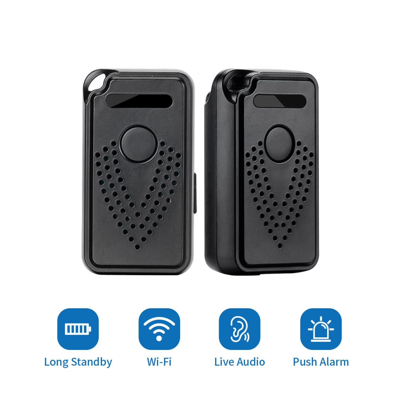 480Hr WiFi Mini Voice Recorder Live Stream 128G Voice-Activated Audio Recorder Digital Voice Recorder for Meetings, Interviews, Classroom