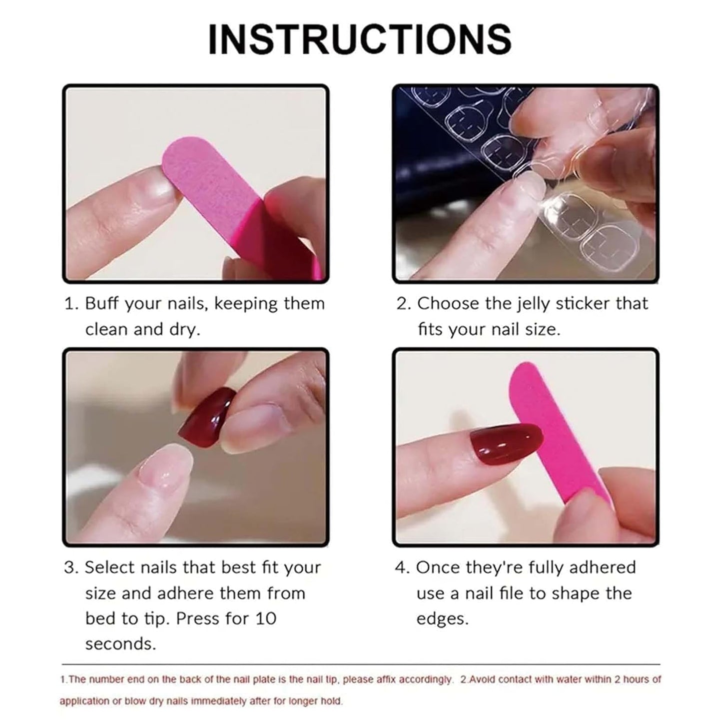 Bow Press on Nails Short Square Fake Nails French Tip Nail Press ons with Rhinestone Design Flower Glue on Nail Glossy Full Cover Artificial Acrylic Stick on Nails for Women Girls Manicure 24Pcs