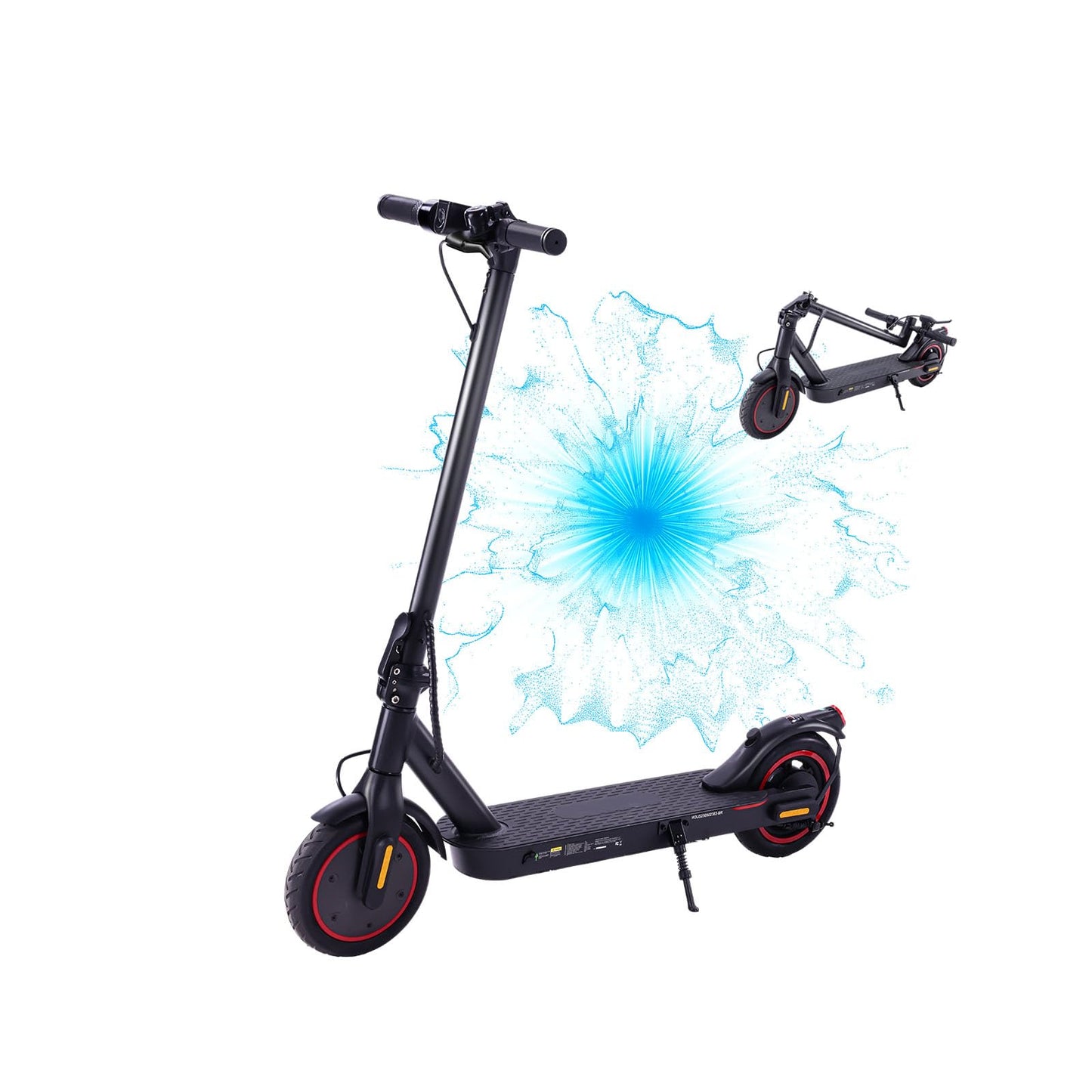 WAWSCOTE Electric Scooters - Electric Scooter for Adults, 500W Peak Motor, 18 Max MPH, 21 Miles Range, APP Control, Lightweight Foldable E-Scooter