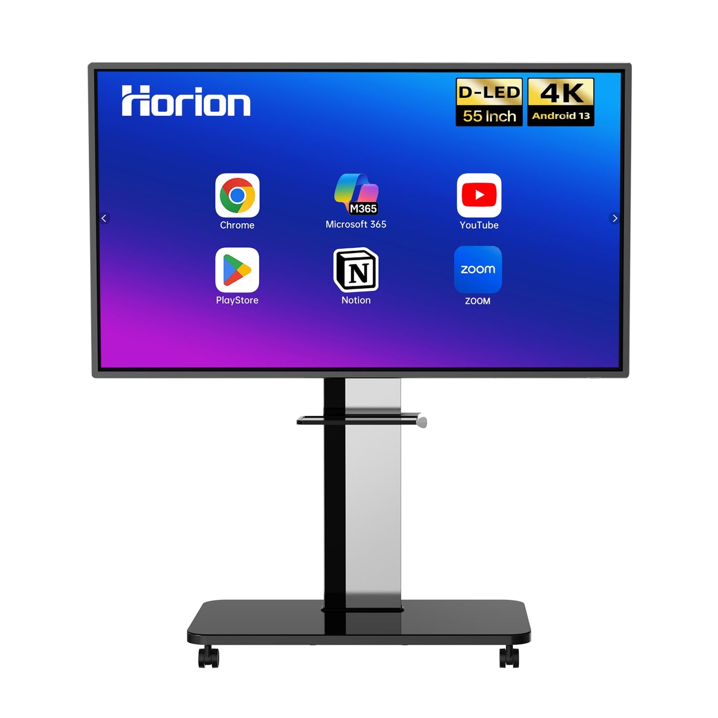 Smart Board, Interactive Whiteboard, 4K UHD Touch Screen Digital Board, Digital Electronic Smartboard for Classroom,Office & Conference Rooms,Open App Ecosystem(Board & Wall Mount Only) (55 Inch)