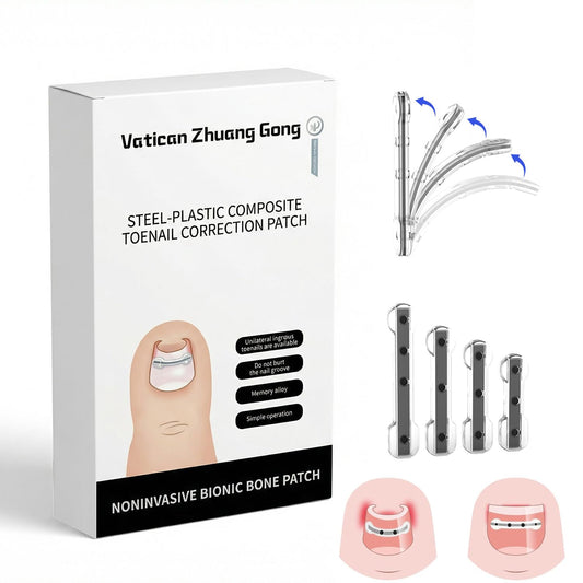 Titanium Alloy Ingrown Toenail Treatment & Removal Kit for Quick Relief, Ingrown Toenail Removal Kit， Professional Ingrown Toenail Corrector, Ingrown Toenail Tools for Quick Relief, 10 Pcs