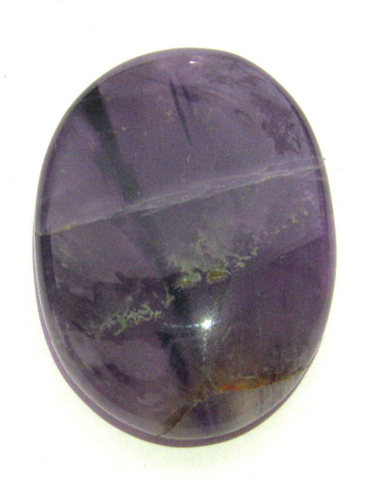 crystalmiracle Beautiful Amethyst Worry Thumb Stone Healing Crystal Thumb Stone for Wellness Reiki Feng Shui Calm Gifts, Perfect for Home & Office