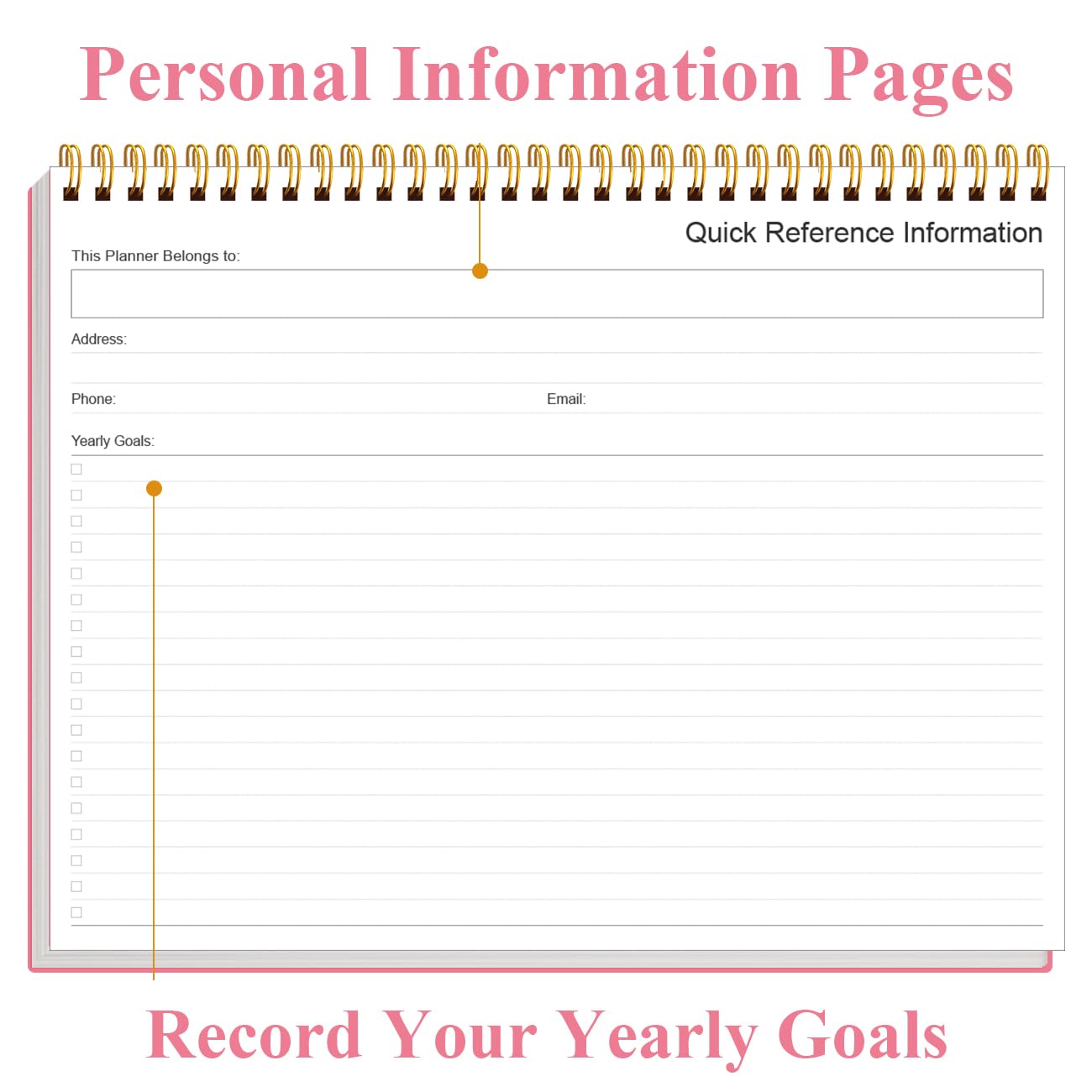Weekly Productivity Planner - 8.5" x 11" Dashboard Desk Notepad Has 6 Focus Areas to List Tasks for Goals, Projects, Clients, Academic or Meal-Organize Your Daily Work Efficiently, 54 Weeks, Pink