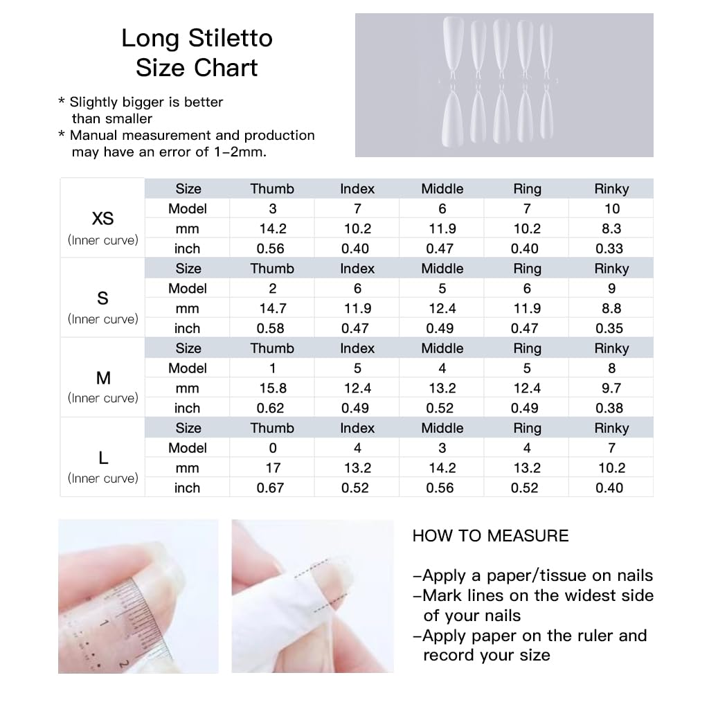GLORS Luxury Long Stiletto Press-On Nails, Turquoise Blue Stiletto with 3D Crystals and Pearls, Handmade False Nail 10 Pieces (Small, LS)